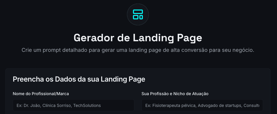 Interface de atualização com 1 clique
