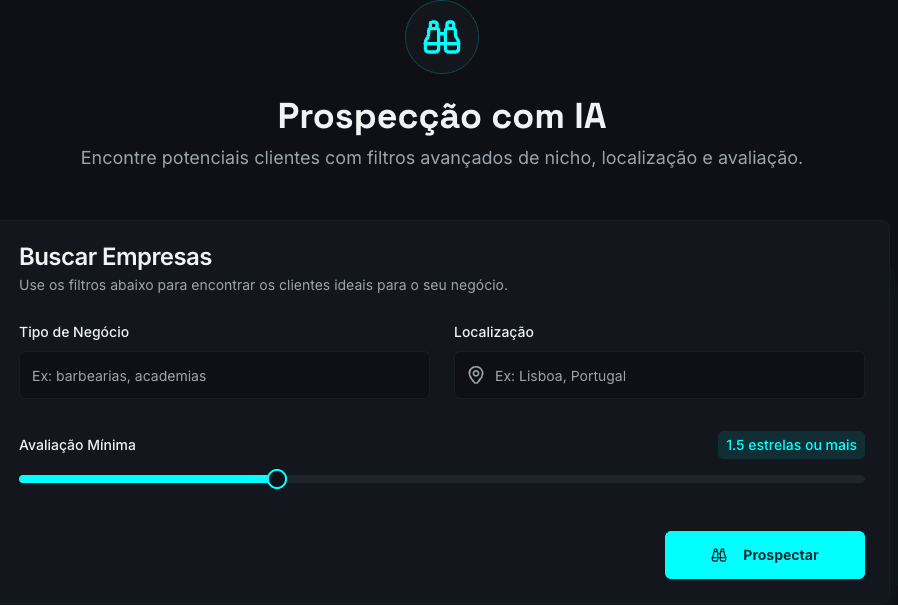 Funil de prospecção